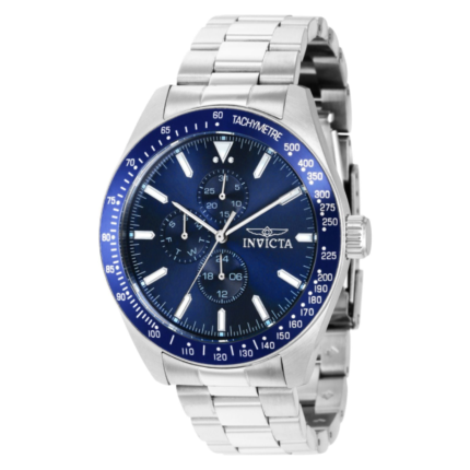 Reloj Para Hombre Invicta Aviator 38965 Acero y Azul